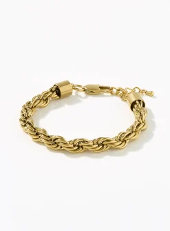Twisted solid bracelet