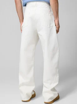 Twisted white carpenter jean