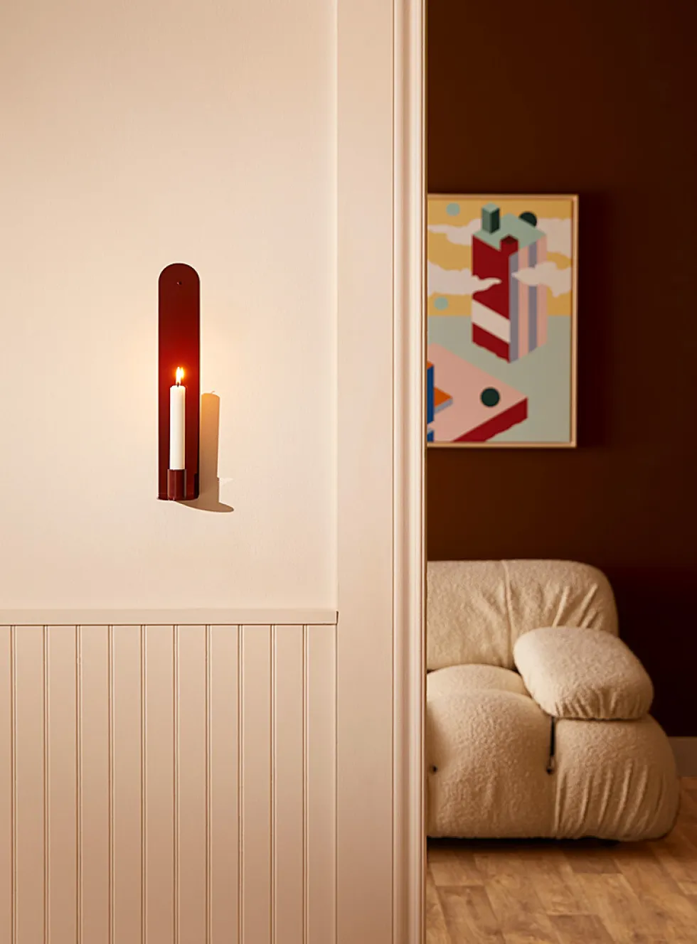 Two ways minimalist candle holder