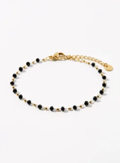 Two-tone bead bracelet