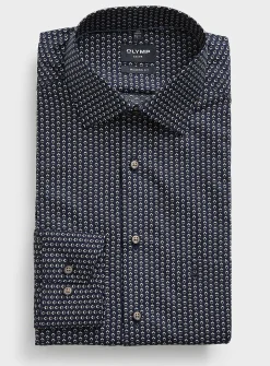 Two-tone diamond shirt