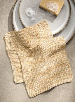 Two-tone dishcloths