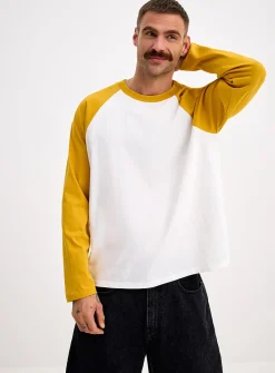 Two-tone raglan T-shirt