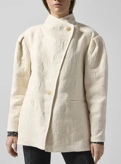 Uadie textured jacquard blazer