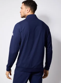 Ultimate365 zipped mock-neck windbreaker golf sweater