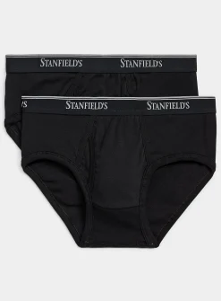 Ultra-comfortable black briefs