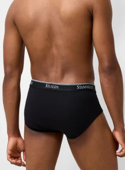 Ultra-comfortable black briefs