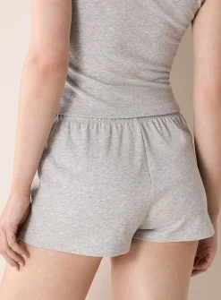 Ultra-comfortable three-button pyjama mini short