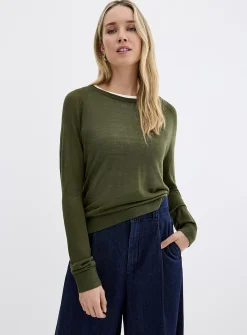 Ultra-fine knit sweater