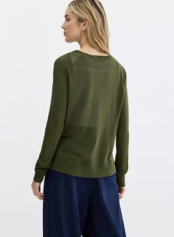 Ultra-fine knit sweater