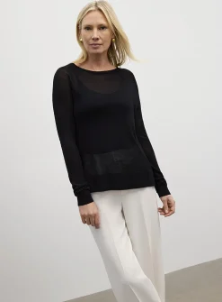 Ultra-fine knit sweater