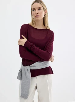 Ultra-fine knit sweater