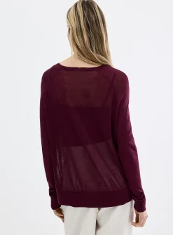 Ultra-fine knit sweater