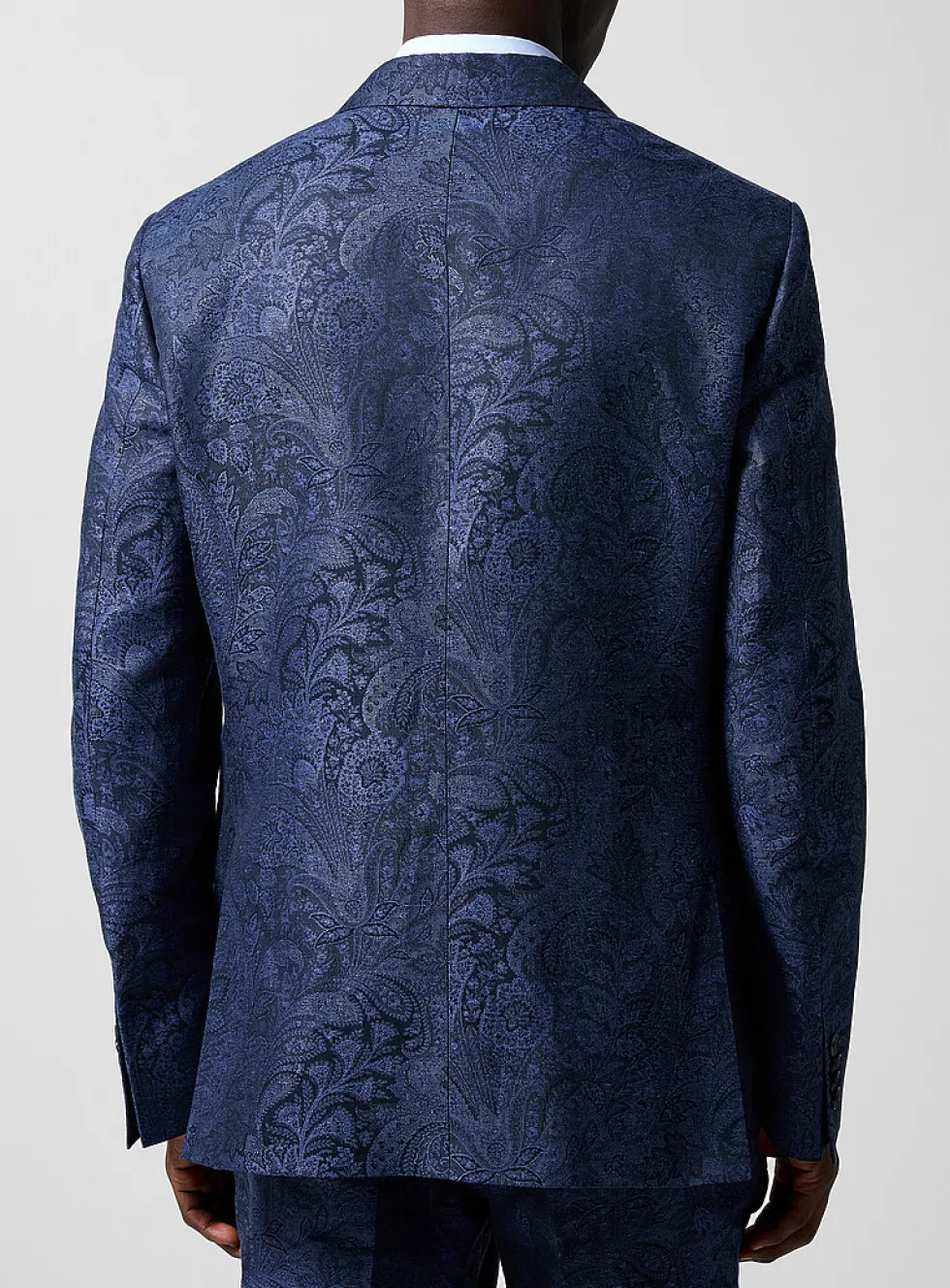Ultramarine paisley jacquard blazer