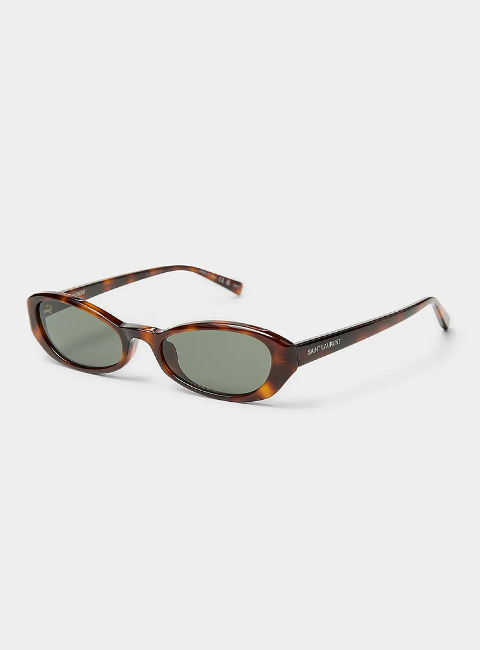 Ultra-narrow cat-eye sunglasses