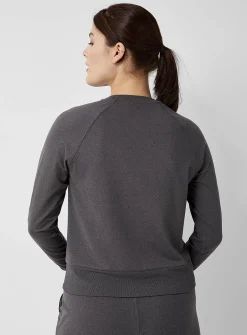 Ultra-soft jersey crew-neck sweatshirt