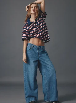 Ultra-wide-leg boyfriend jean