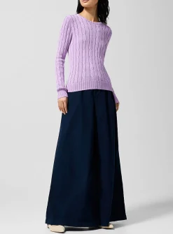 Ultra-wide-leg poplin jean