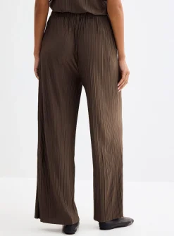 Uma elastic waist pleated pant