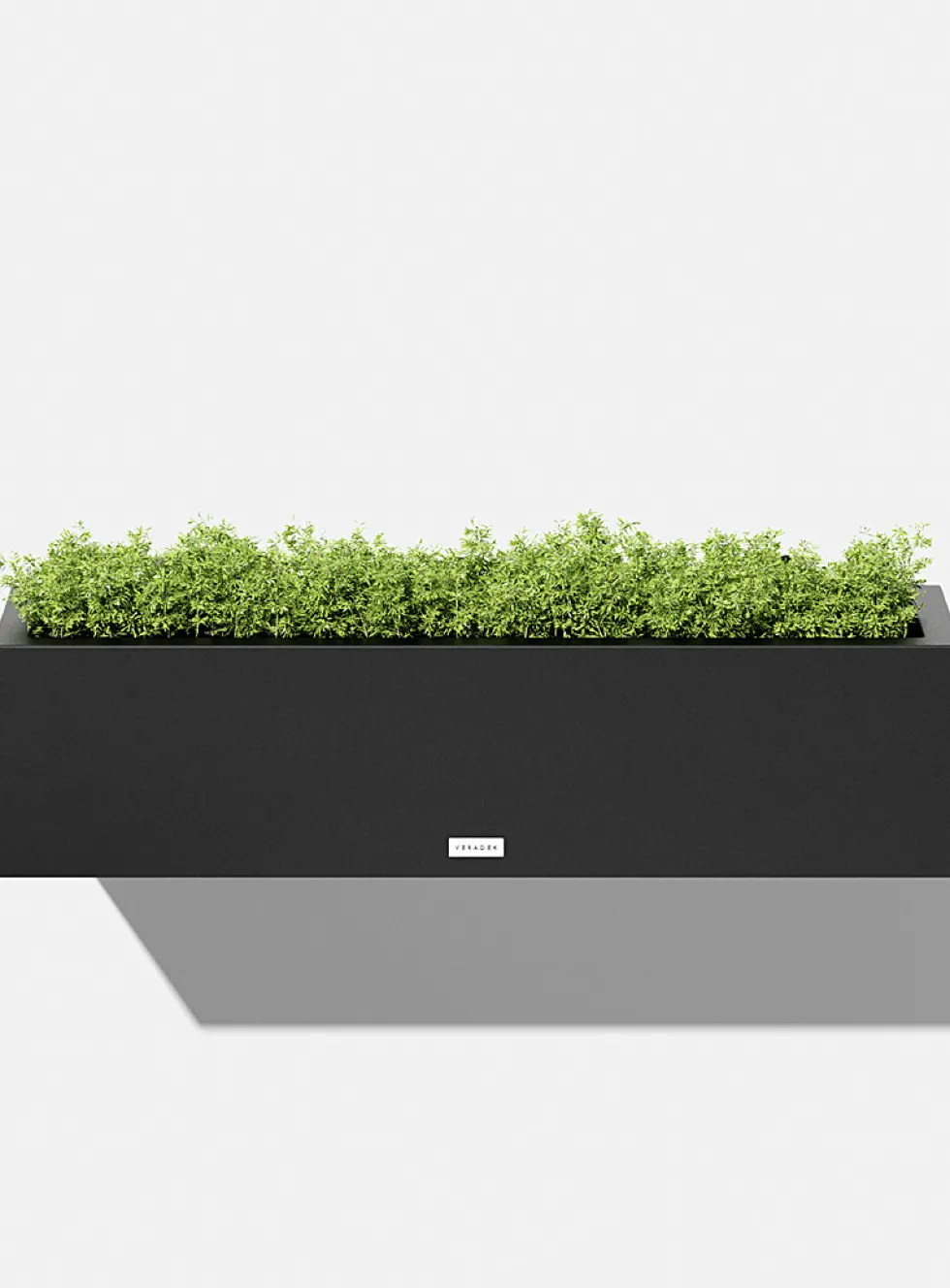 Urban rectangular railing planter