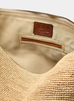 Utopia braided raffia XXL tote bag