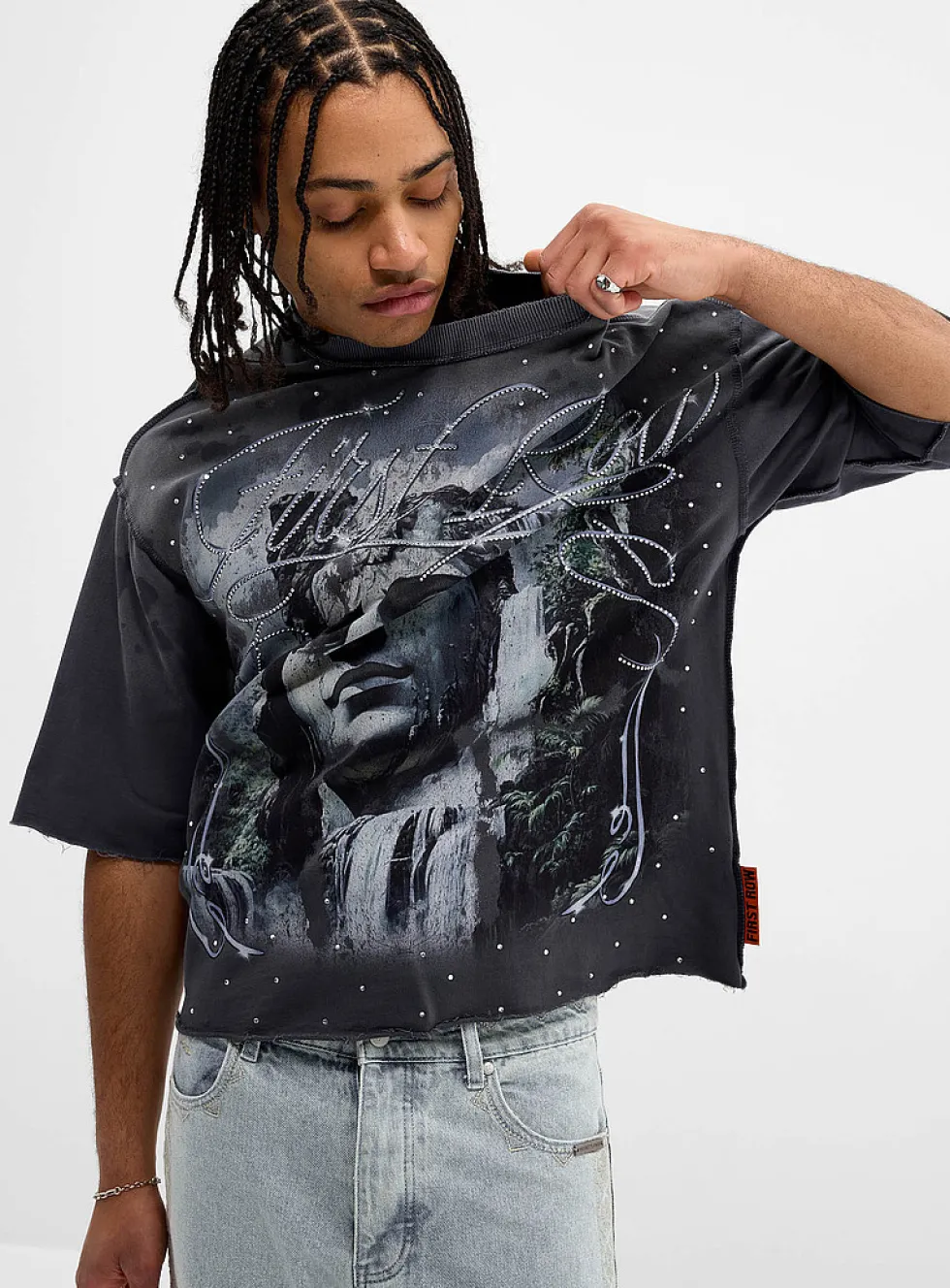 Utopian world graphic T-shirt
