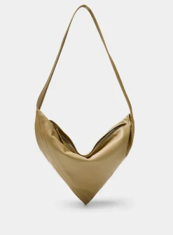 Vancouver leather triangular bag