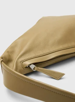 Vancouver leather triangular bag