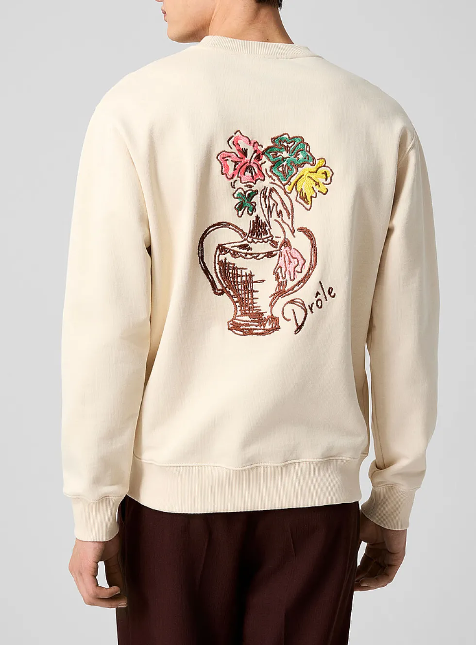 Vase Havana embroidered sweatshirt