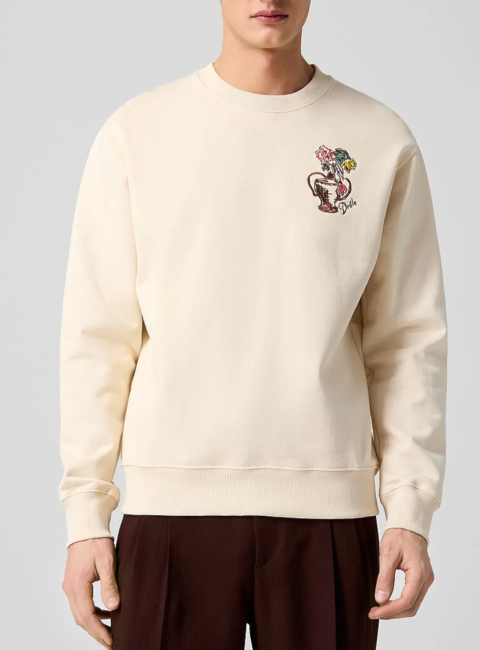 Vase Havana embroidered sweatshirt