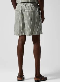 Vataya vertical stripes short