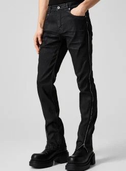 Vega side zip jeans