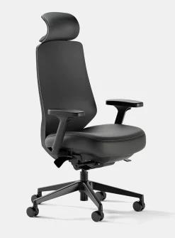 Vegan leather ergonomic Pro headrest