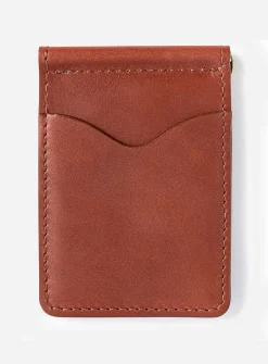 Vegetable-tanned leather card case