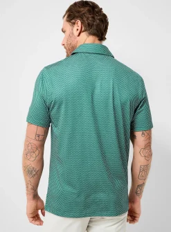 Velocity floral cool-feel golf polo