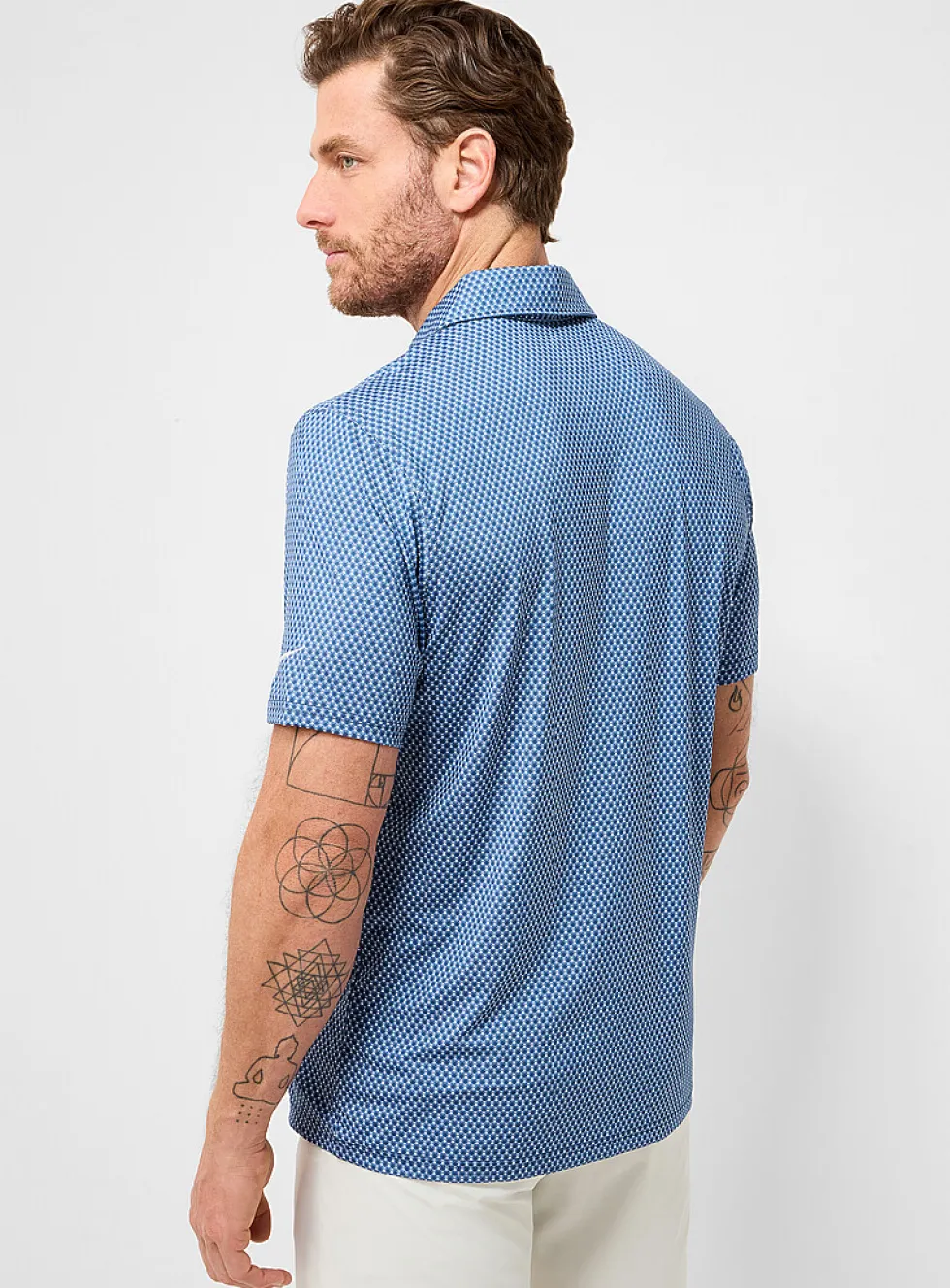 Velocity floral cool-feel golf polo