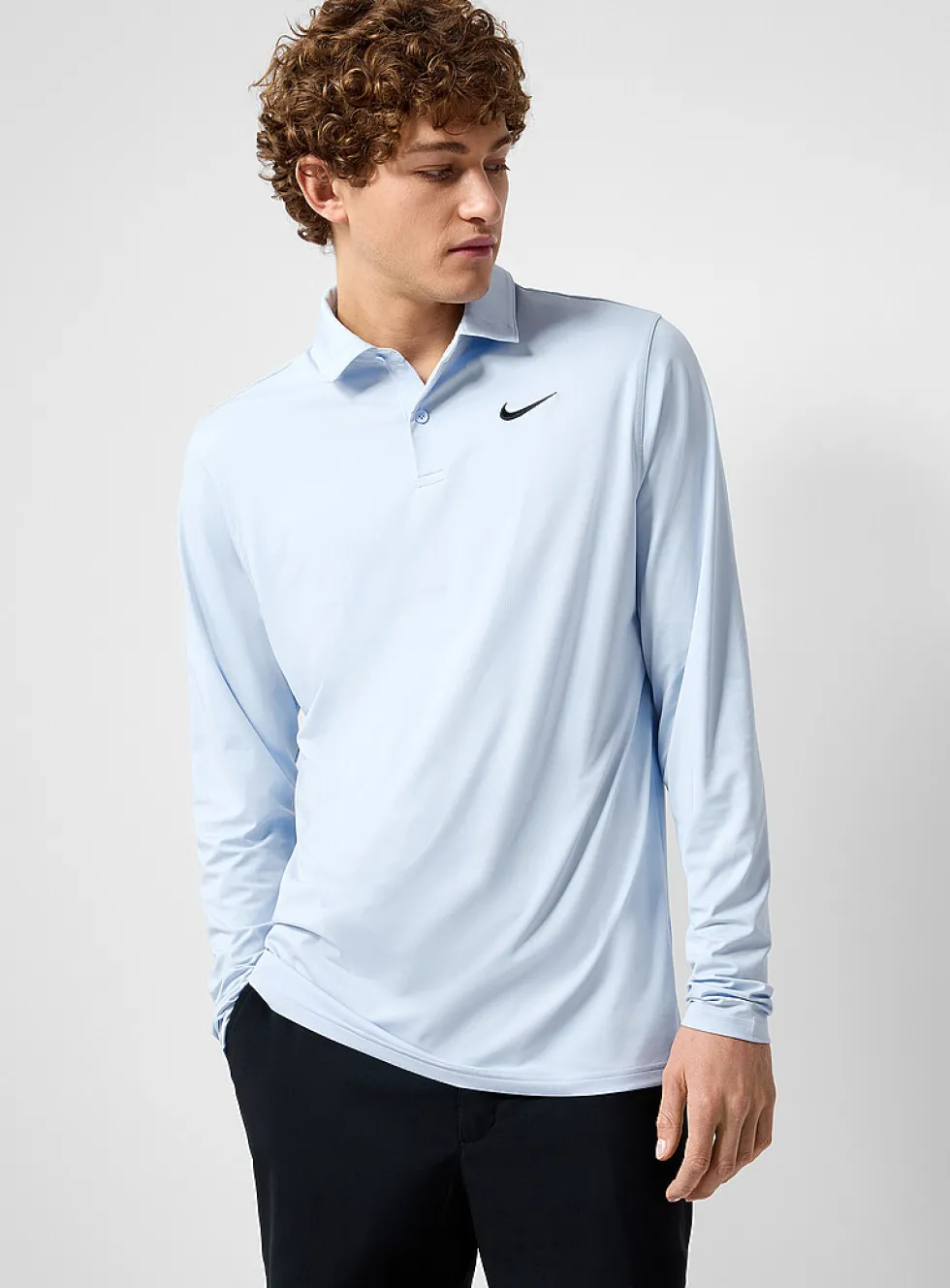 Velocity long-sleeve golf polo