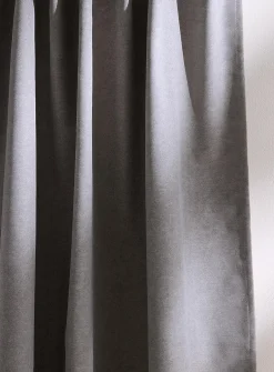 Velvety heathered blackout curtain