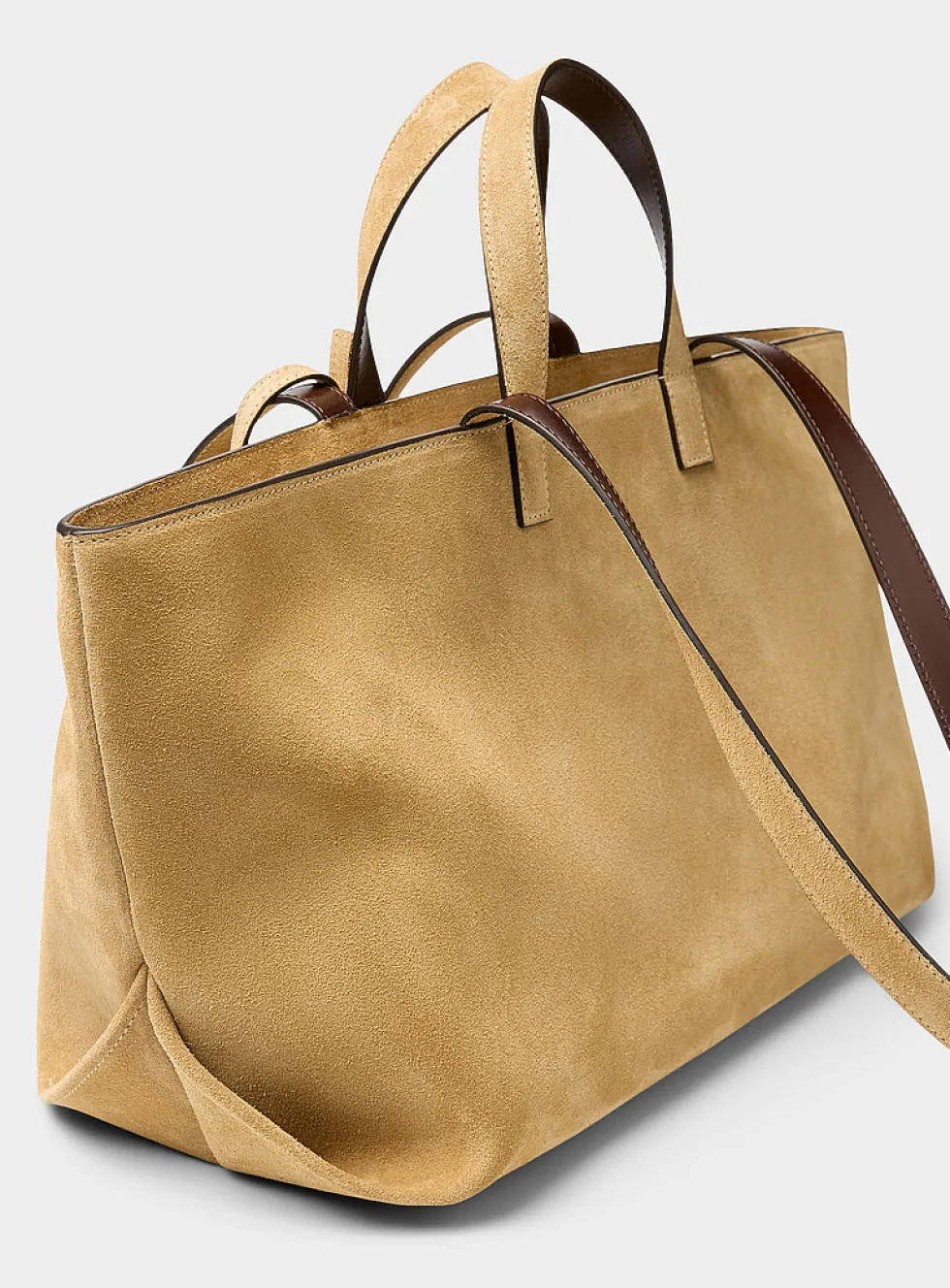 Vera sable suede tote bag