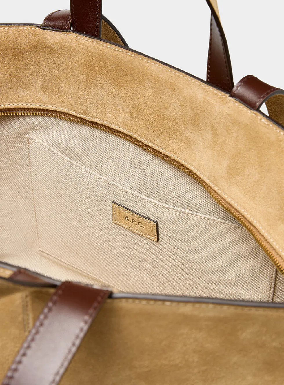 Vera sable suede tote bag