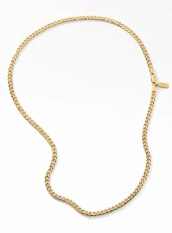 Vermeil gold Cuban-link chain