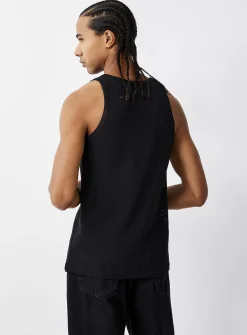 Vertical pointelle stripe tank