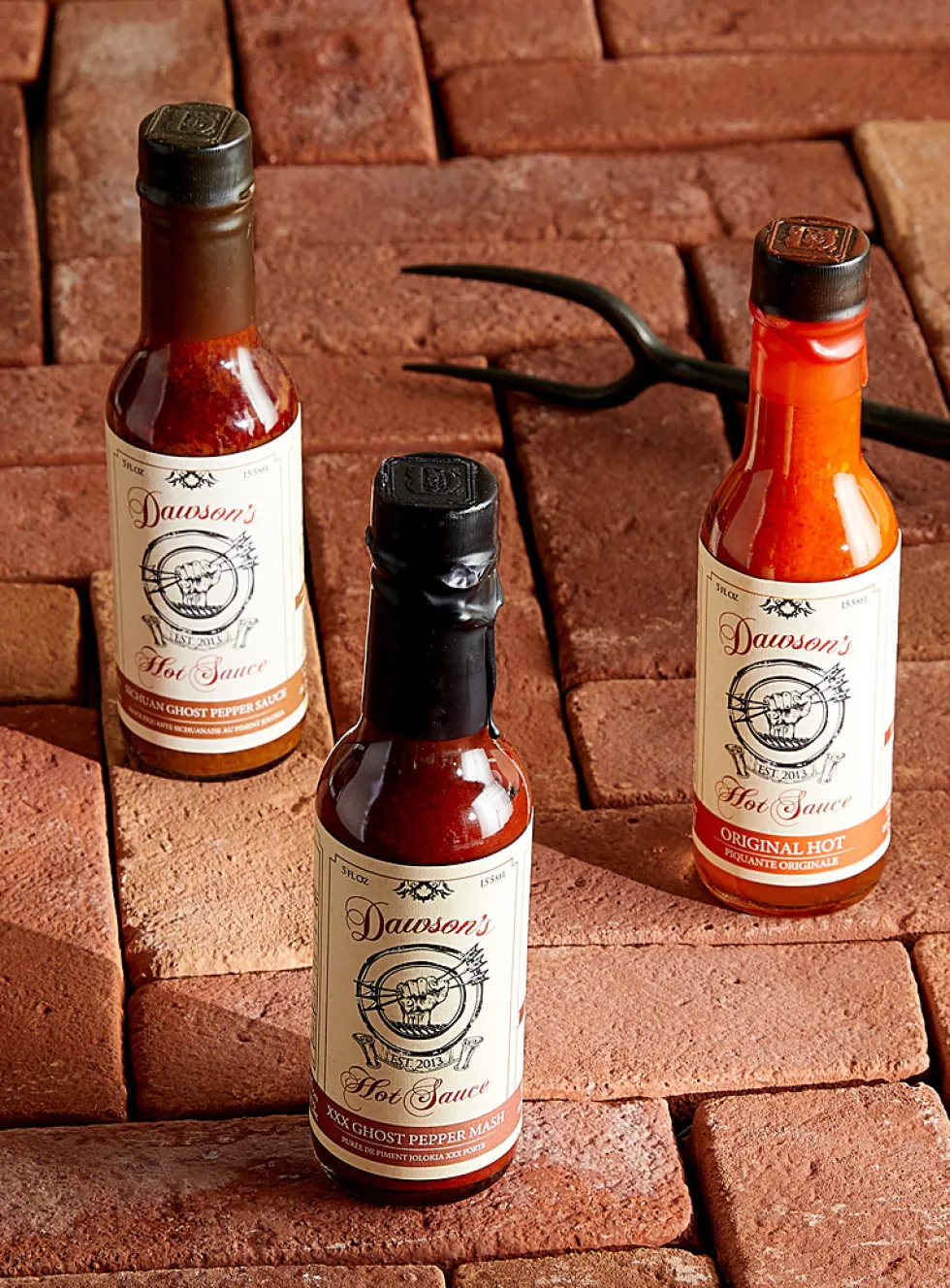 Very hot spicy sauce set