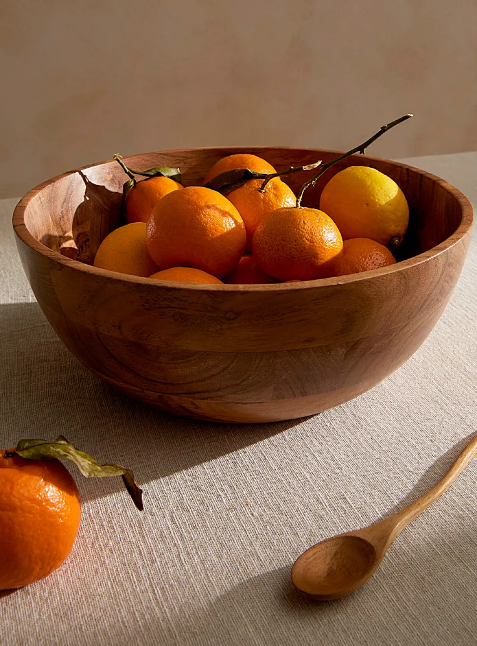 Very large wooden bowl