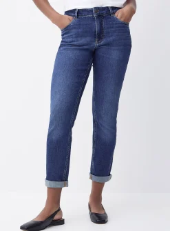 Very stretchy faded jean
