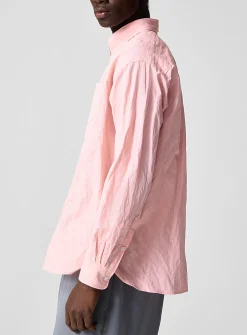 Veterano crinkled loose-fit shirt