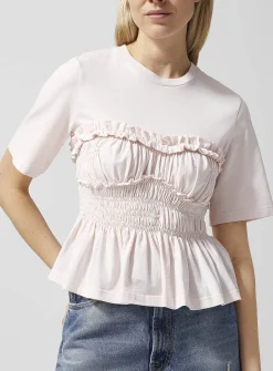 Vilde ruched jersey top