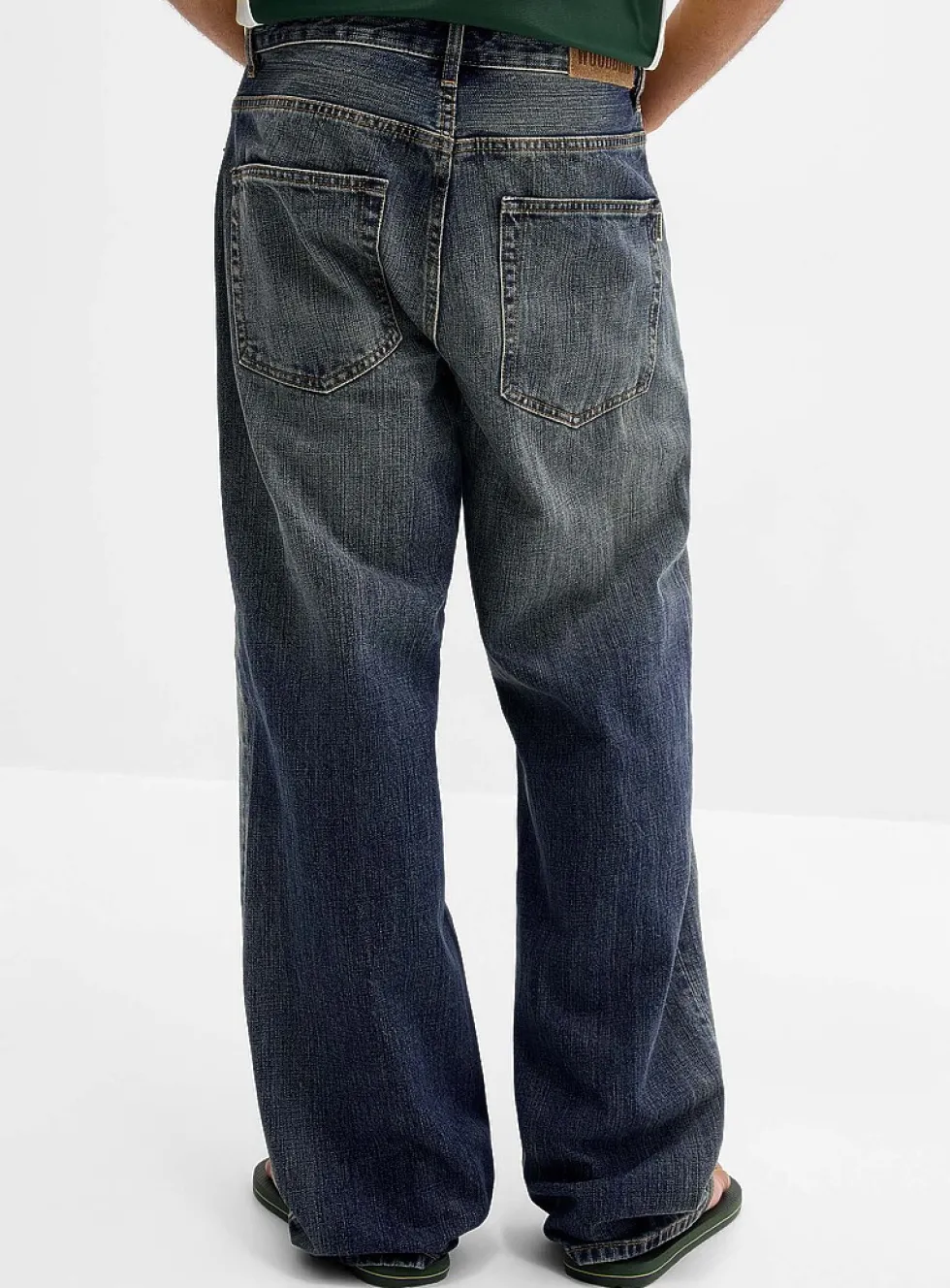Vintage blue wide-leg jean