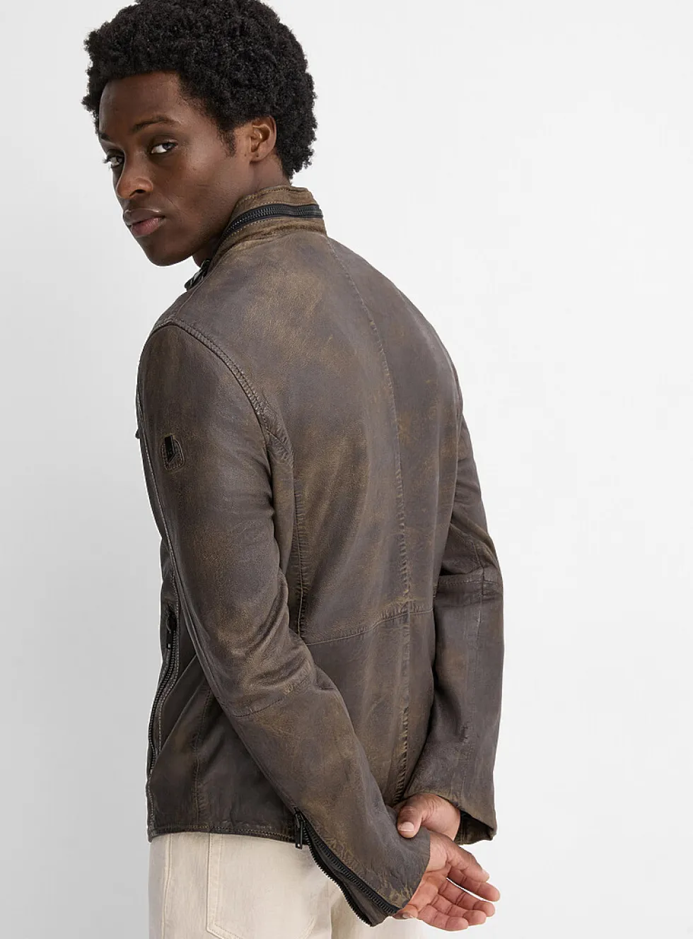 Vintage leather jacket
