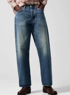 Vintage wide-leg blue jean